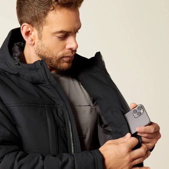 NWT Ariat Rebar Winter Valiant Ripstop Insulated Jacket - Picture 3 of 5